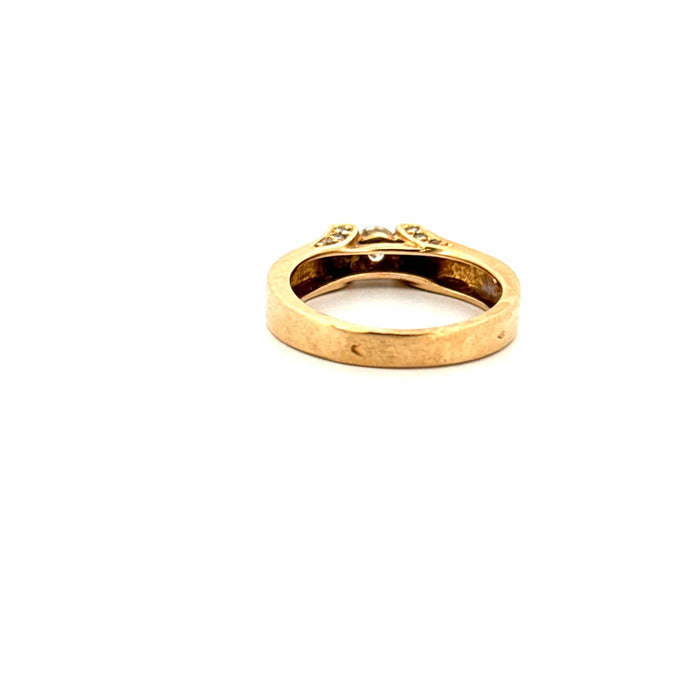 Bague 53 Solitaire Or Jaune Diamants 58 Facettes 13-GS30143-01