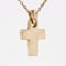 Pendentif Croix or jaune d'occasion 58 Facettes CVP149