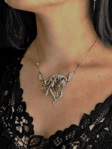 Collier Collier russo con diamanti, di Ispirazione Floreale 58 Facettes