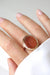 Bague 63.5 Bague Ancienne Intaille  or rose cornaline 58 Facettes