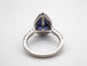 Bague Bague Or Blanc Diamants Tanzanite 58 Facettes