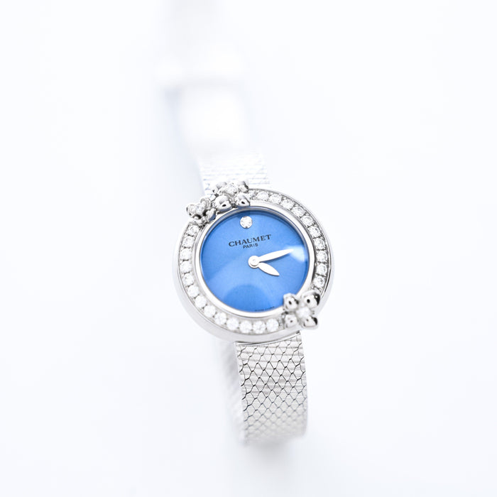 Montre CHAUMET - Montre Hortensia 20mm en acier et diamants 58 Facettes 87156