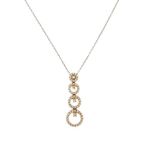Collier Collier pendentif avec diamants 58 Facettes 28599