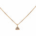 Necklace Solitaire Necklace Rose Gold Diamond 58 Facettes 2360820CN