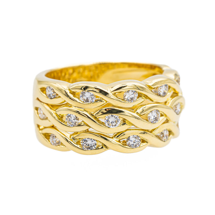 Bague Or jaune Diamant