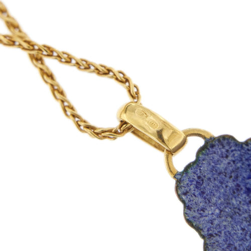 Collier Collier avec rose émaillée 58 Facettes 33328