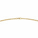 Necklace Chain link necklace Yellow gold 58 Facettes 2845469CN