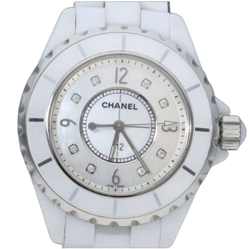 Montre Chanel Montre J12 29Mm Nacre Quartz 58 Facettes MT39966