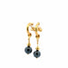 Earrings Yellow Gold and Pearl Earrings 58 Facettes