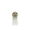 Bague 55 Bague tank or, platine et diamants 58 Facettes Z1351852