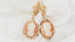 Boucles d'oreilles Pendants d'oreilles en or jaune et camée 58 Facettes 32620