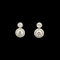 Boucles d'oreilles Modern Diamond Earrings 58 Facettes