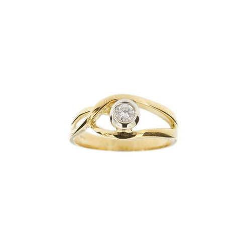 Bague Bague solitaire avec diamant 58 Facettes 25527