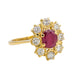 Bague 51 Bague Pompadour Or jaune Rubis 58 Facettes 3249823CN