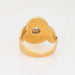 Bague 52 Bague en or jaune avec cigare et grappe de diamants 58 Facettes G13593