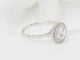 Bague 53 Bague solitaire en or blanc et diamants 0.72ct 58 Facettes 31788/32448
