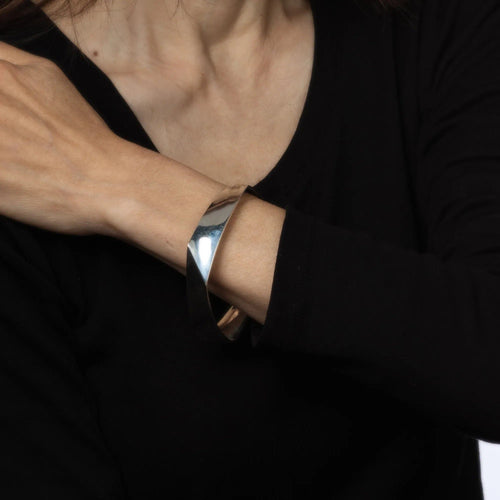 Bracelet Tiffany & Co Frank Gehry Bracelet Sterling Silver 8 "Bijoux signé fin 58 Facettes G13700