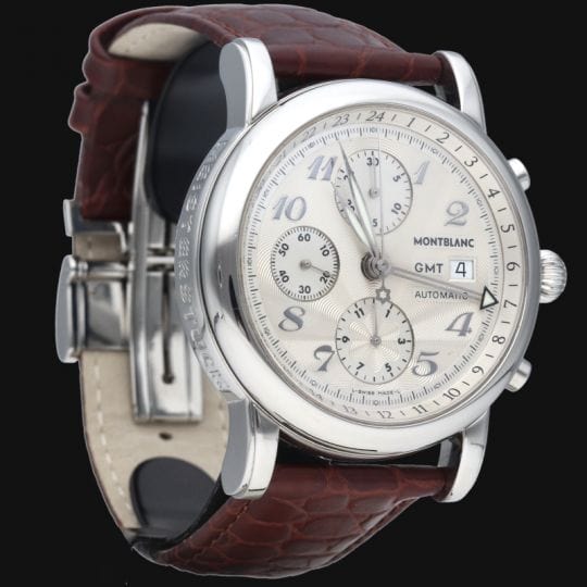 Montre Montblanc Montre Meisterstück Chronograph Gmt 58 Facettes MT41258