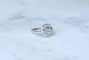 Bague 53 Bague Cible Art Déco Diamants 1,05 Cts sur Or blanc et Platine 58 Facettes