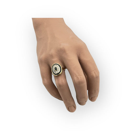 Bague 51 Bague or blanc, or jaune, saphirs et diamants 58 Facettes 149060349