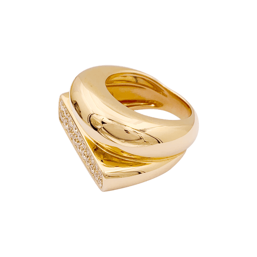 Bague 53 Bague Fred, "Success" or rose, diamants. 58 Facettes 34349