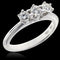 Bague 52.5 Bague en or blanc 3 diamants 58 Facettes AG-201037