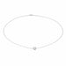 Collier Collier Solitaire Or blanc Diamant 58 Facettes 2538671CN