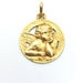 Pendentif Médaille cherubin, or 58 Facettes 93