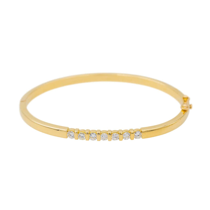 Bracelet Bracelet Jonc Or jaune Diamant 58 Facettes 3683017CN