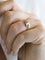 Bague 57 Bague fleur Art Nouveau or rose 58 Facettes 1136.2