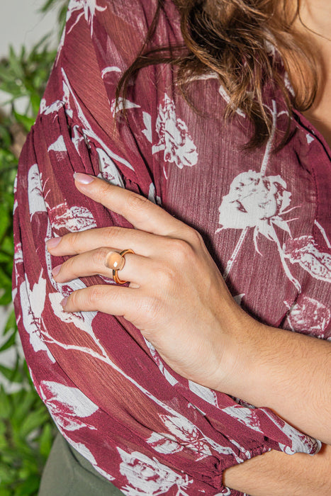 Pomellato Bague Nudo Or rose Quartz