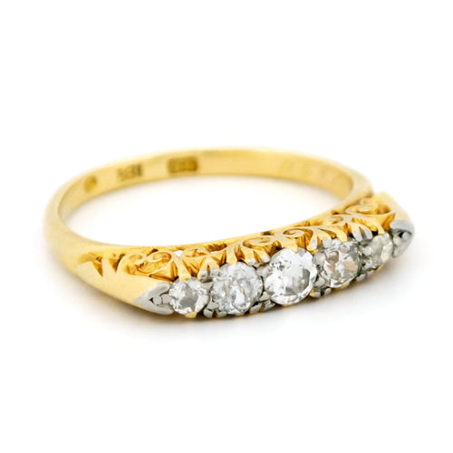 Bague 54 Bague rangée d'or et de diamants 58 Facettes ABC794FCE91E4FDFA54DF932F88E235B