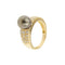 Bague 58 Bague perle de Tahiti et diamant 58 Facettes 38116