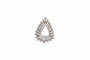 Pendentif vintage aigue-marine et diamants 58 Facettes 26538