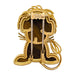 Clip Clip Van Cleef & Arpels, "Lucky Animals Lion," en or jaune, oeil de tigre et onyx. 58 Facettes 29924