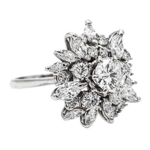 Bague 55 Bague Or blanc Diamant 58 Facettes 2975750CN