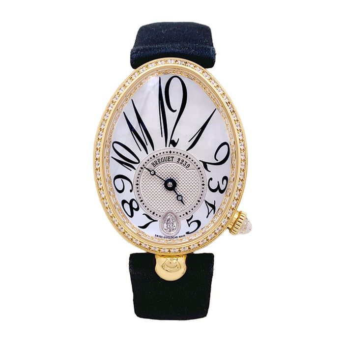 Montre Montre Breguet "Reine de Naples" or rose, diamants, nacre, satin. 58 Facettes 33924