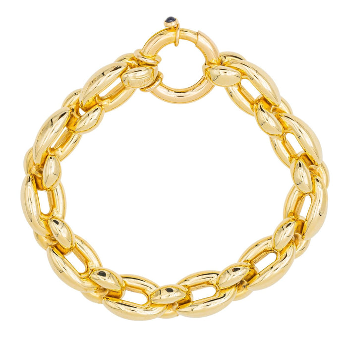 Bracelet Caplain Saint André Bracelet Or jaune Saphir 58 Facettes 3432360CN