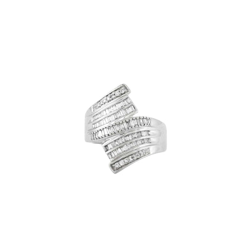 Bague 52 Bague Or Blanc Diamants 58 Facettes