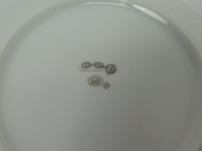 lot de 6 assiettes HERMES a diner chaine d'ancre 27cm porcelaine plate set 58 Facettes 266008