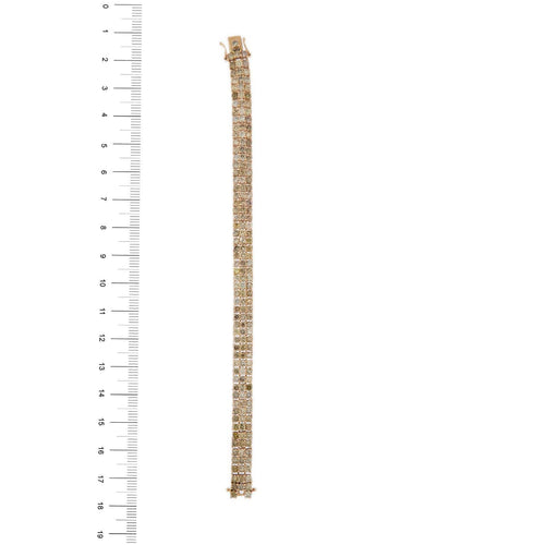 Bracelet Bracelet 3 lignes diamants 58 Facettes 31250