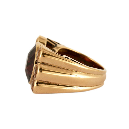 Bague 50.5 BAGUE VINTAGE "GIORGIA" OR & PIERRES 58 Facettes BO/230014 STA