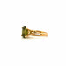 Bague 47 Solitaire Or Jaune 18k & Péridot 58 Facettes 55-GS29854