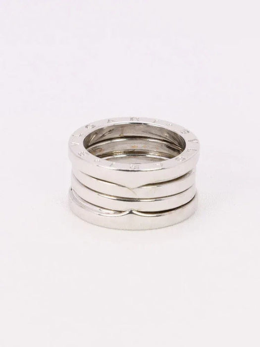 BVLGARI - Bague B.zero1 Large or blanc