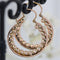 Boucles d'oreilles Créoles anciennes en or rose 58 Facettes 25-014