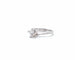 Bague bague solitaire or blanc diamant 58 Facettes