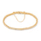 Bracelet Bracelet rivière or jaune orné de diamant taille brillant 58 Facettes 1