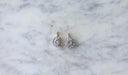 Boucles d'oreilles Boucles d'oreilles Marguerite or rose platine diamants 58 Facettes