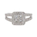 Bague 53 Bague Or blanc Diamant 58 Facettes 3230365CN