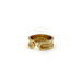 Bague 47 CARTIER - Vintage Gold Double C Ring 58 Facettes